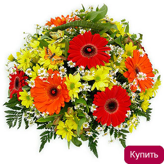 Корзина с цветами в Калуге