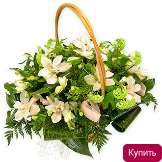 Цветочная корзина Комильфо