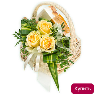 Корзинка цветов Мгновение