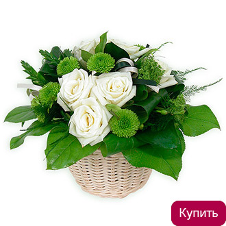 Цветочная корзинка Недотрога