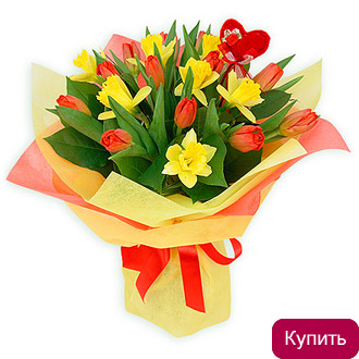 Букет Весенняя валентинка
