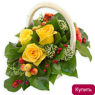 Цветочная корзинка Ягодная сказка